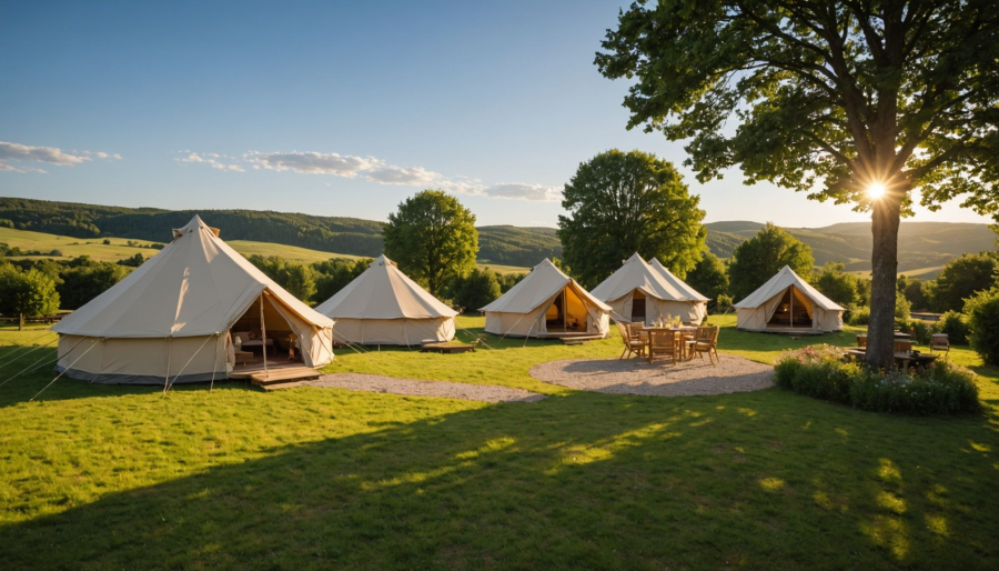What to expect from a luxury 4-star camping holiday in auvergne ?