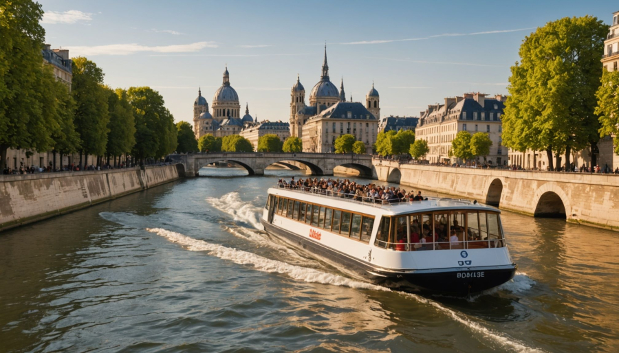 What to expect on a sightseeing boat tour along the seine ?